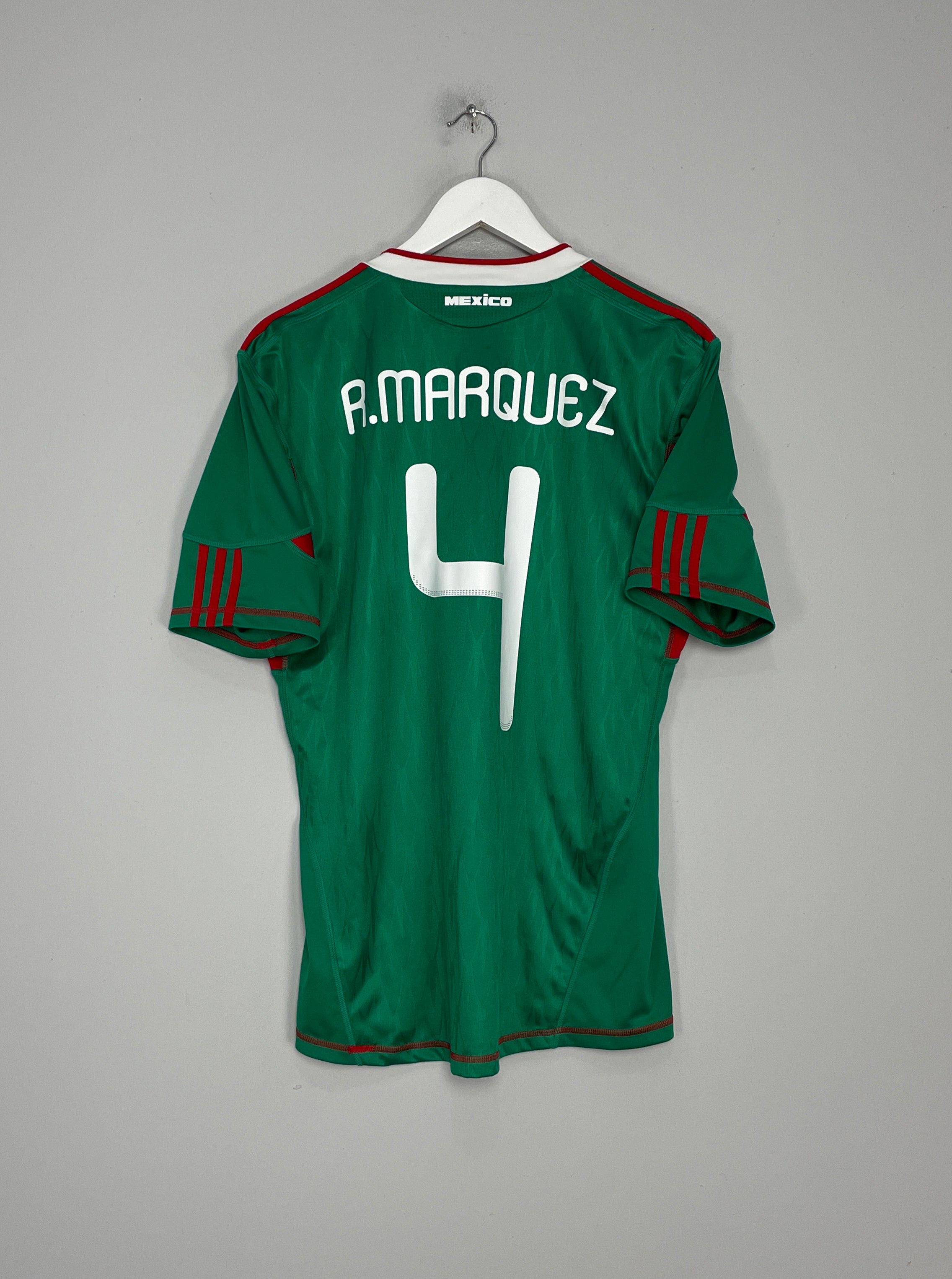 2010 MEXICO R.MARQUEZ #4 HOME SHIRT (M) ADIDAS