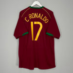 2006/08 PORTUGAL C.RONALDO #17 HOME SHIRT (XL) NIKE