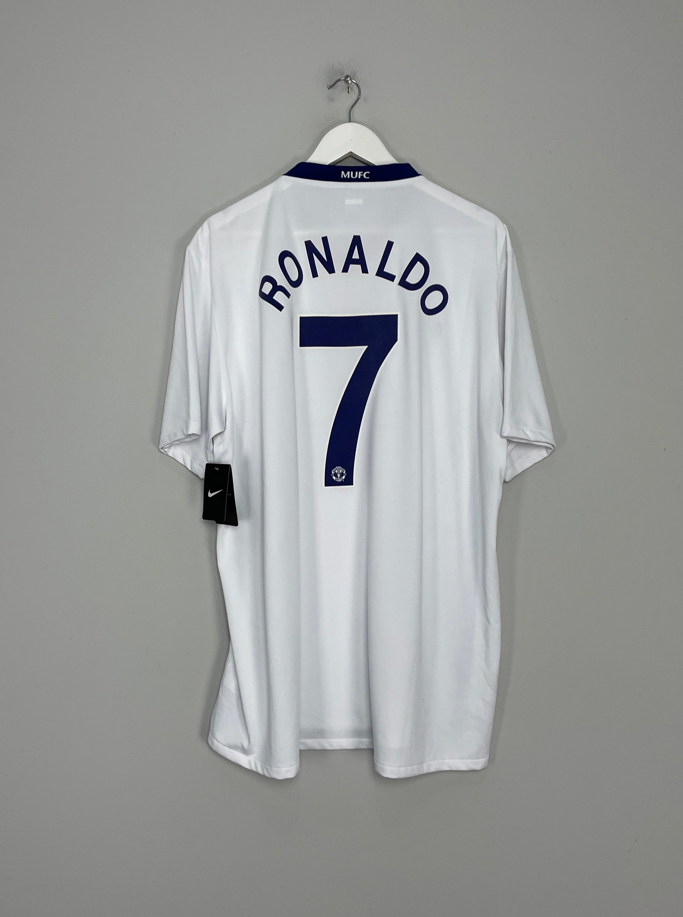 2008/09 MANCHESTER UNITED RONALDO #7 AWAY SHIRT (XXL) NIKE