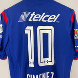 2014/15 CRUZ AZUL GIMENEZ #10 HOME SHIRT (M) UNDER ARMOUR