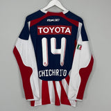 2008/09 CHIVAS GUADALAJARA CHICHARITO #14 L/S HOME SHIRT (M) REEBOK