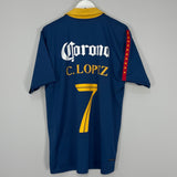 2006/07 CLUB AMERICA C.LOPEZ #7 AWAY SHIRT (XL) NIKE