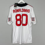 2010/11 AC MILAN RONALDINHO #80 *BNWT* AWAY SHIRT (L) ADIDAS