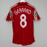 2006/07 LIVERPOOL GERRARD #8 C/L FINAL HOME SHIRT (M) ADIDAS