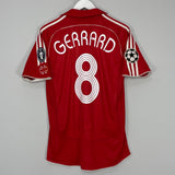 2006/07 LIVERPOOL GERRARD #8 C/L FINAL HOME SHIRT (M) ADIDAS