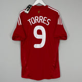 2008/10 LIVERPOOL TORRES #9 *BNWT* HOME SHIRT (L) ADIDAS