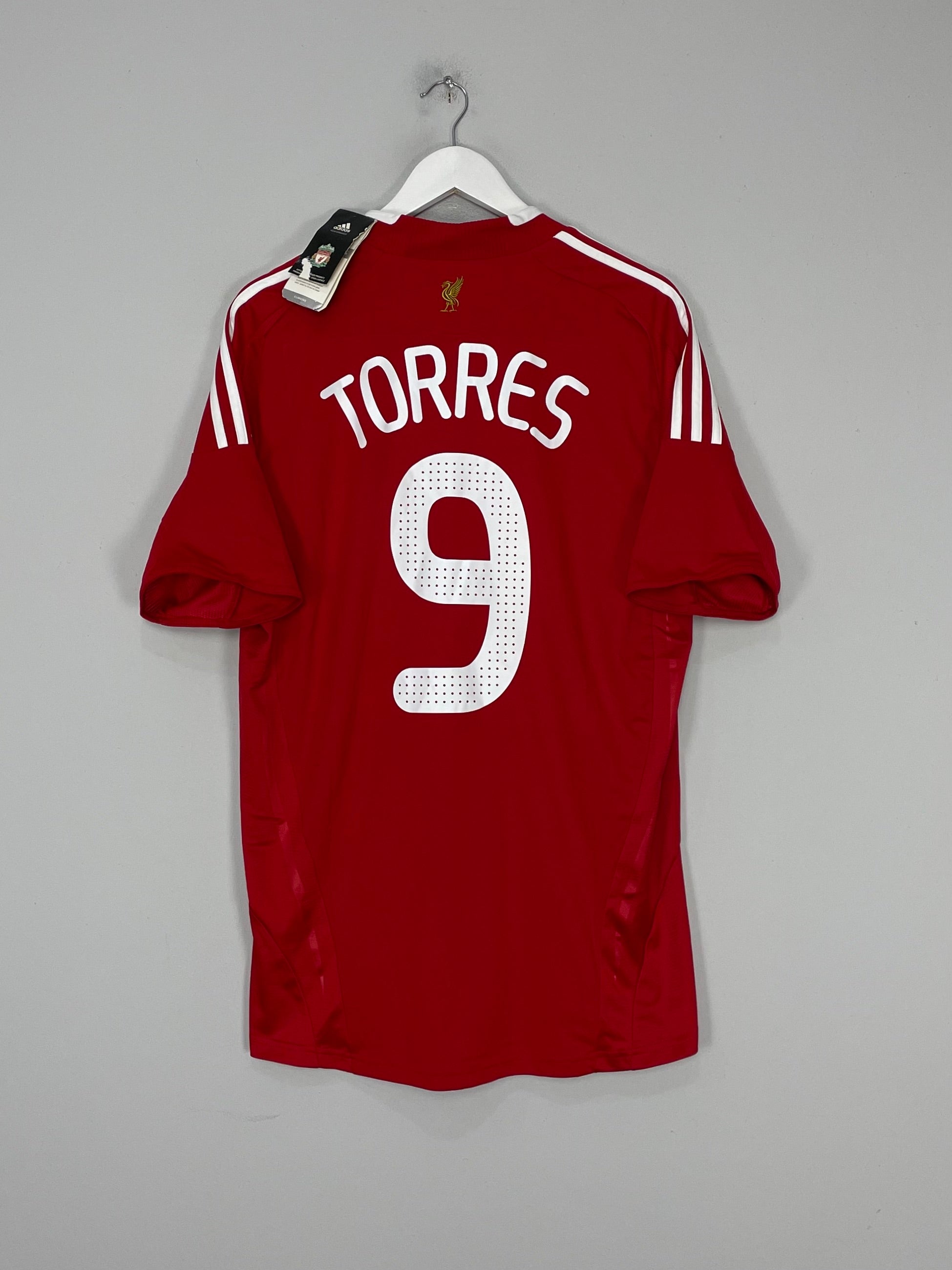 2008/10 LIVERPOOL TORRES #9 *BNWT* HOME SHIRT (L) ADIDAS