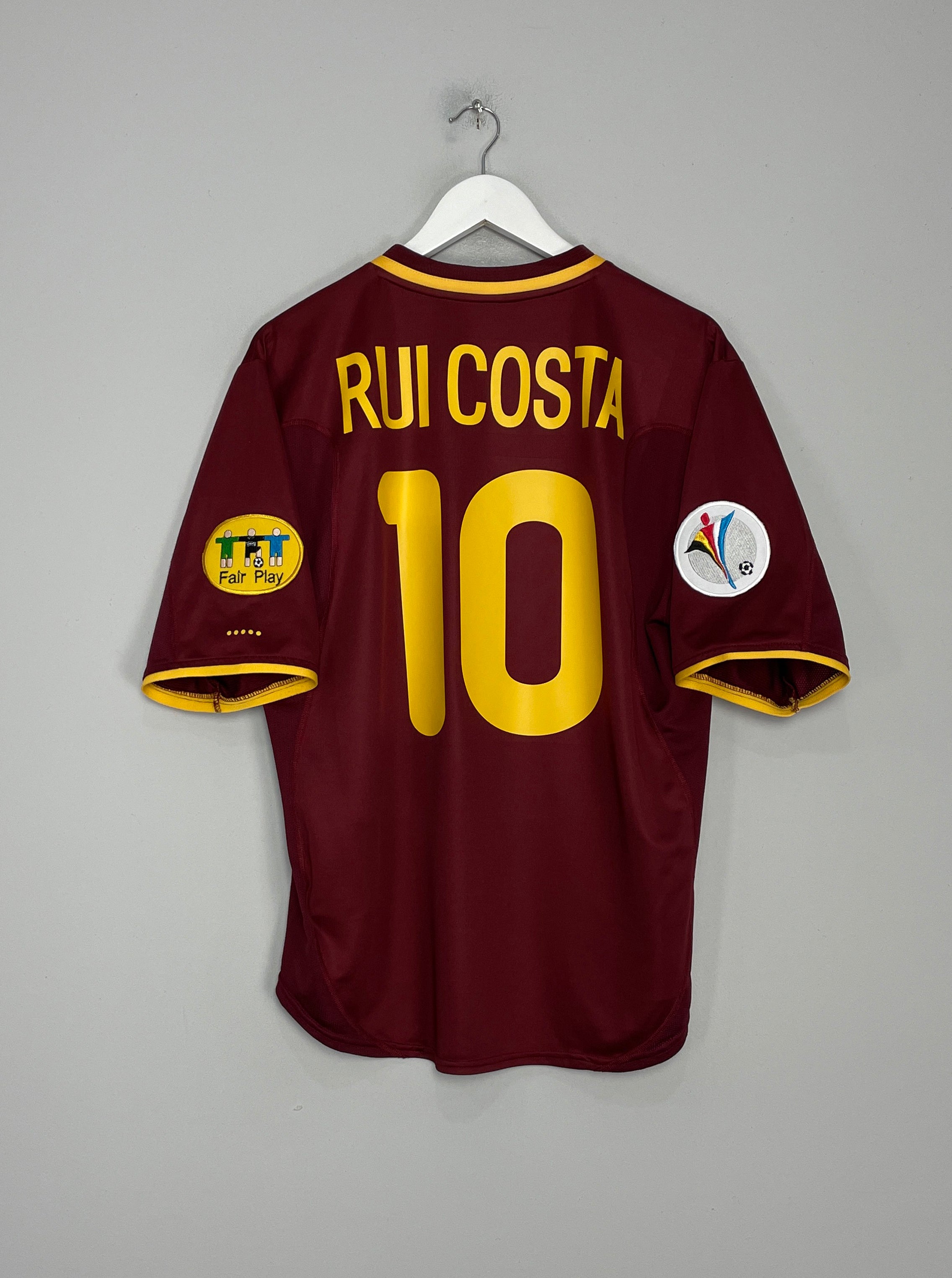 2000/02 PORTUGAL RUI COSTA #10 HOME SHIRT (M/L) NIKE