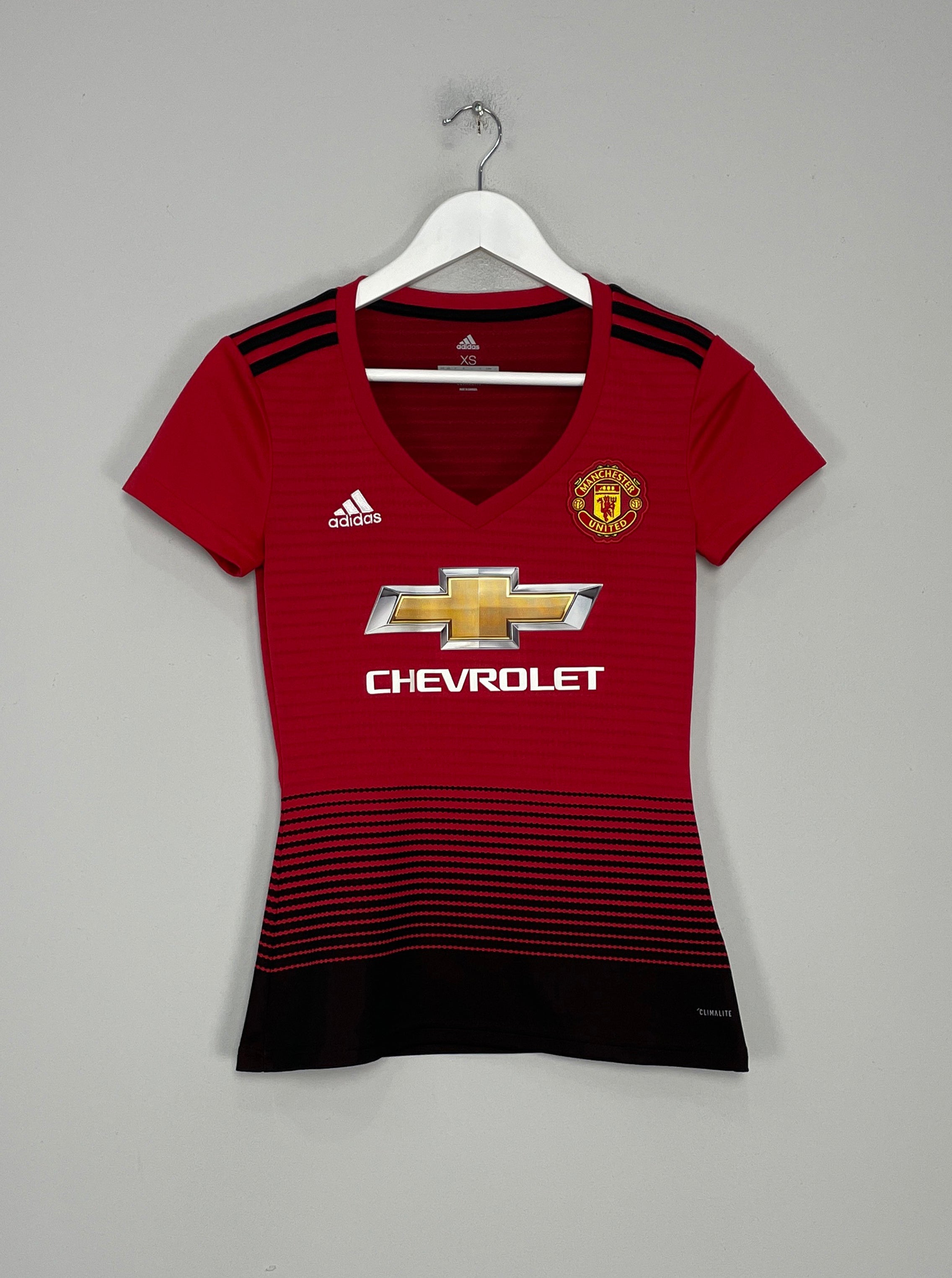 2018/19 MANCHESTER UNITED WOMENS HOME SHIRT (XS.WOMENS) ADIDAS