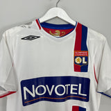 2006/07 LYON JUNINHO #8 HOME SHIRT (M) UMBRO