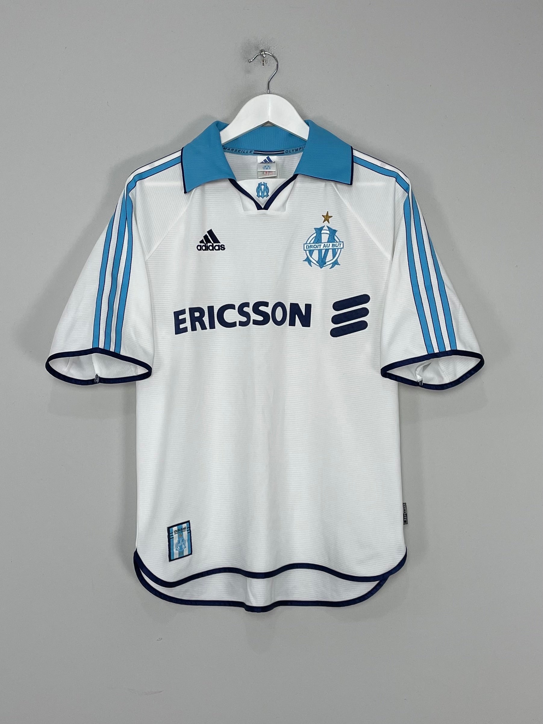 1999/00 MARSEILLE HOME SHIRT (M) ADIDAS