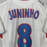 2006/07 LYON JUNINHO #8 HOME SHIRT (M) UMBRO