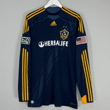 2013/15 LA GALAXY BECKHAM #23 *PLAYER ISSUE* L/S AWAY SHIRT (L) ADIDAS