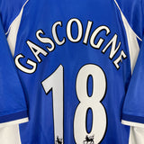 2000/02 EVERTON GASCOIGNE #18 HOME SHIRT (XL) PUMA