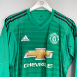 2018/19 MANCHESTER UNITED GK SHIRT (M) ADIDAS