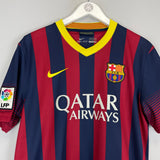 2013/14 BARCELONA A.INIESTA #8 HOME SHIRT (L) NIKE