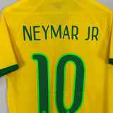 2014/15 BRAZIL NEYMAR JR #10 *AUTHENTIC* HOME SHIRT (M) NIKE