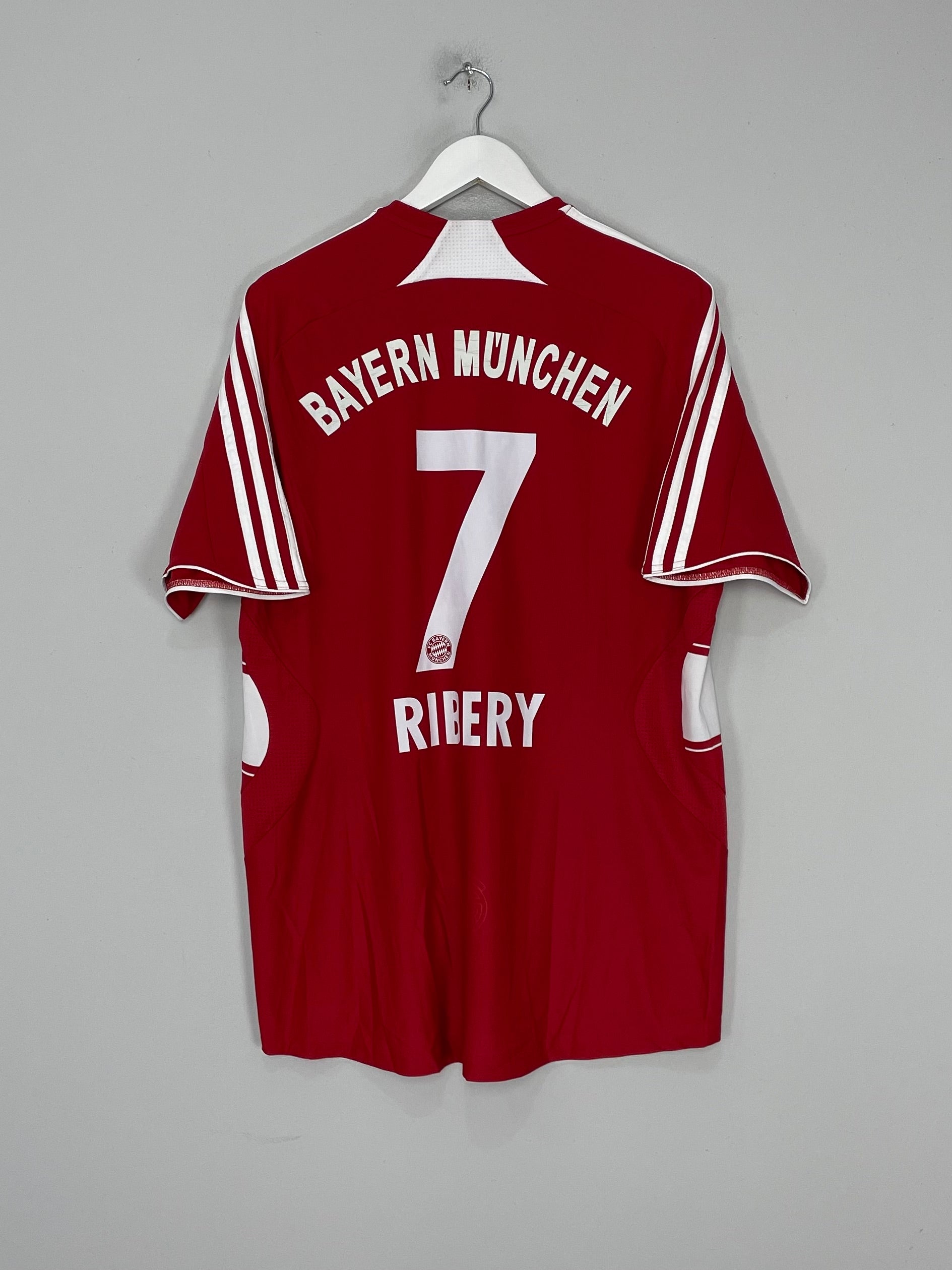 2007/09 BAYERN MUNICH RIBERY #7 HOME SHIRT (L) ADIDAS