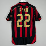 2006/07 AC MILAN KAKA #22 HOME SHIRT (S) ADIDAS