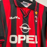 1997/98 AC MILAN HOME SHIRT (XL) LOTTO