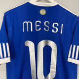 2010/11 ARGENTINA MESSI #10 AWAY SHIRT (M) ADIDAS