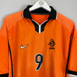 1998/00 NETHERLANDS KLUIVERT #9 HOME SHIRT (L) NIKE