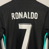 2017/18 REAL MADRID RONALDO #7 L/S AWAY SHIRT (S) ADIDAS