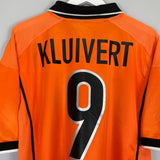 1998/00 NETHERLANDS KLUIVERT #9 HOME SHIRT (L) NIKE