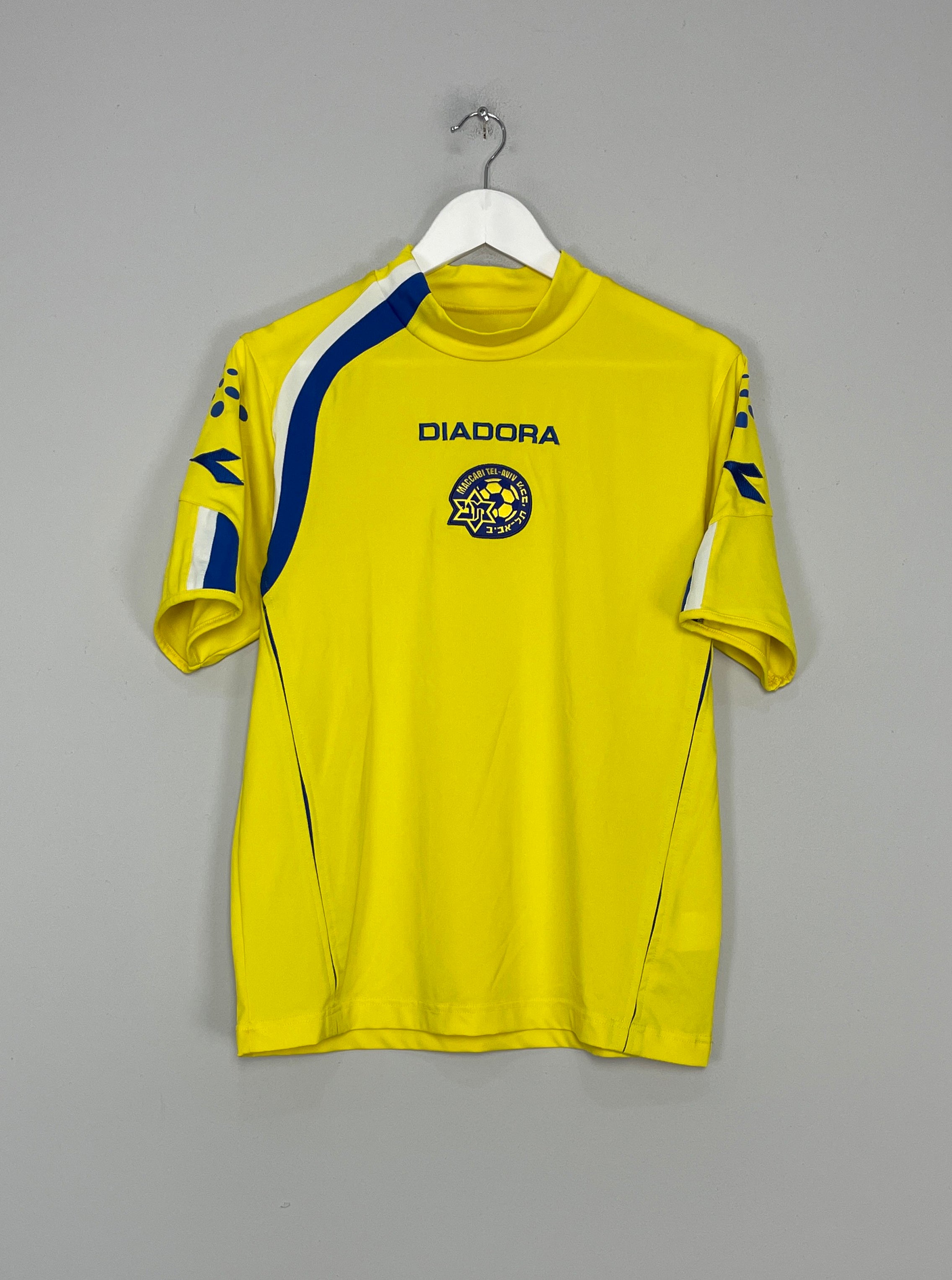 2004/05 MACCABI TEL AVIV HOME SHIRT (L) DIADORA