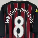 2008/09 MANCHESTER CITY WRIGHT PHILLIPS #8 AWAY SHIRT (XL) LE COQ