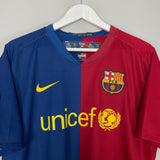 2008/09 BARCELONA MESSI #10 HOME SHIRT (L) NIKE