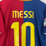 2008/09 BARCELONA MESSI #10 HOME SHIRT (L) NIKE