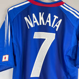 2004/05 JAPAN NAKATA #7 *PLAYER ISSUE* BNWT HOME SHIRT (L) ADIDAS