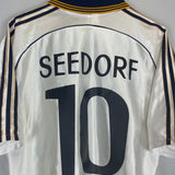 1998/00 REAL MADRID SEEDORF #10 HOME SHIRT (L) ADIDAS