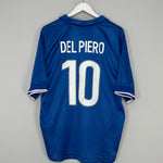 1997/98 ITALY DEL PIERO #10 HOME SHIRT (XL) NIKE