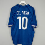 1997/98 ITALY DEL PIERO #10 HOME SHIRT (XL) NIKE