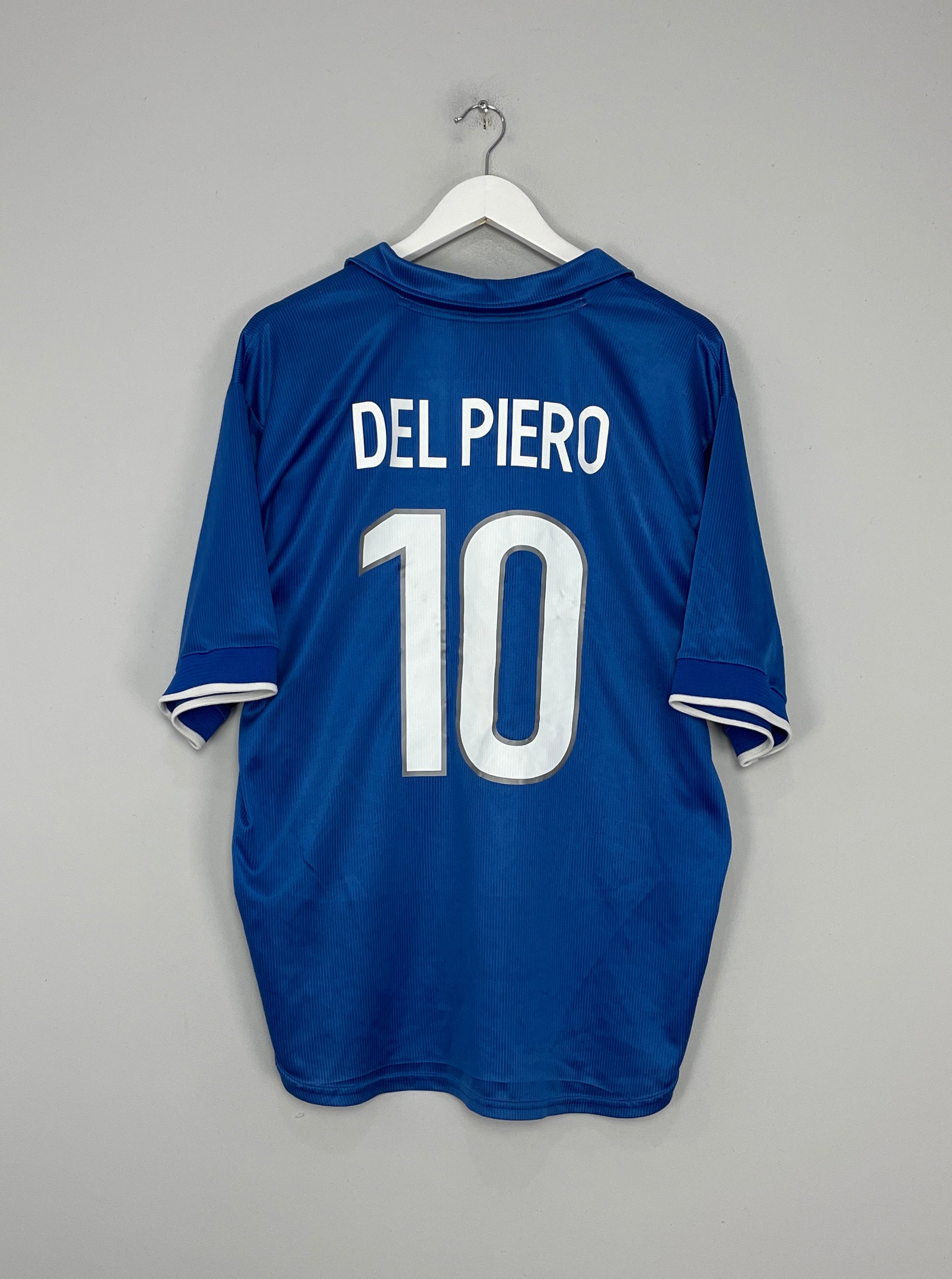 1997/98 ITALY DEL PIERO #10 HOME SHIRT (XL) NIKE