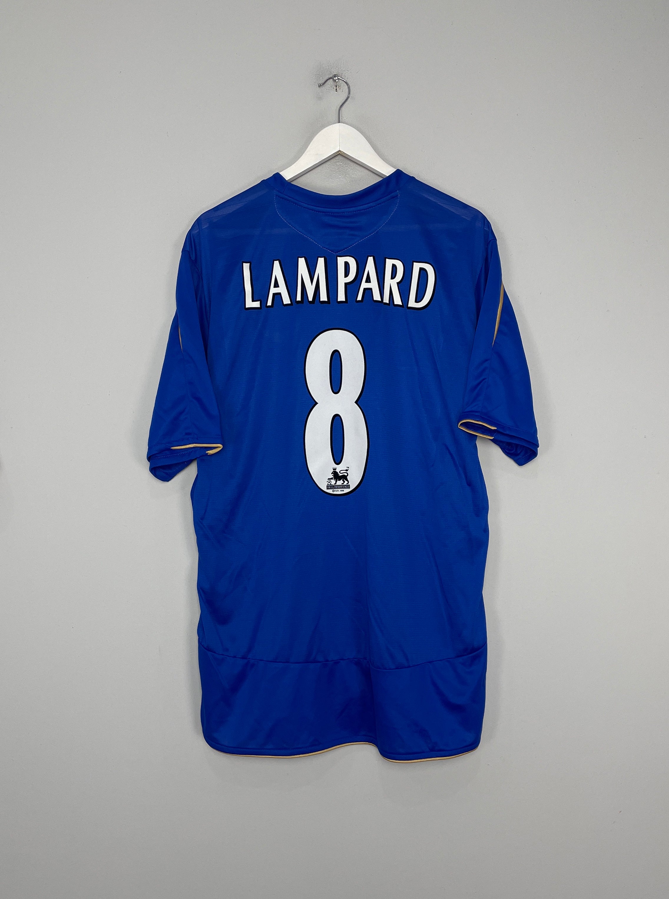 2005/06 CHELSEA LAMPARD #8 *CENTENARY* HOME SHIRT (XXL) UMBRO