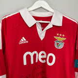 2012/13 BENFICA ERNESTO #44 *PLAYER ISSUE* SIGNED HOME SHIRT (L) ADIDAS