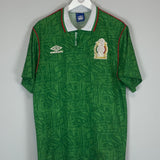 1994 MEXICO HOME SHIRT (L) UMBRO