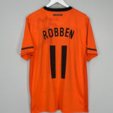 2010/11 NETHERLANDS ROBBEN #11 HOME SHIRT (L) NIKE