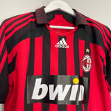 2007/08 AC MILAN RONALDO #99 HOME SHIRT (M) ADIDAS