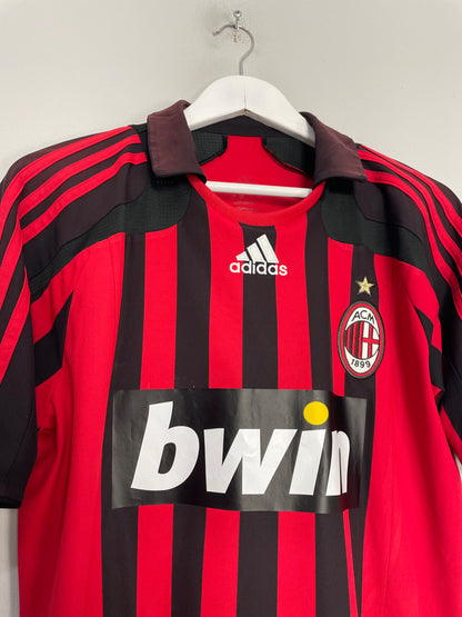 2007/08 AC MILAN RONALDO #99 HOME SHIRT (M) ADIDAS