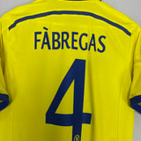 2014/15 CHELSEA FABREGAS #4 AWAY SHIRT (M) ADIDAS