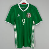 2016/17 MEXICO R.JIMENEZ #9 *PLAYER ISSUE* SIGNED HOME SHIRT (L) ADIDAS