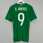 2016/17 MEXICO R.JIMENEZ #9 *PLAYER ISSUE* SIGNED HOME SHIRT (L) ADIDAS