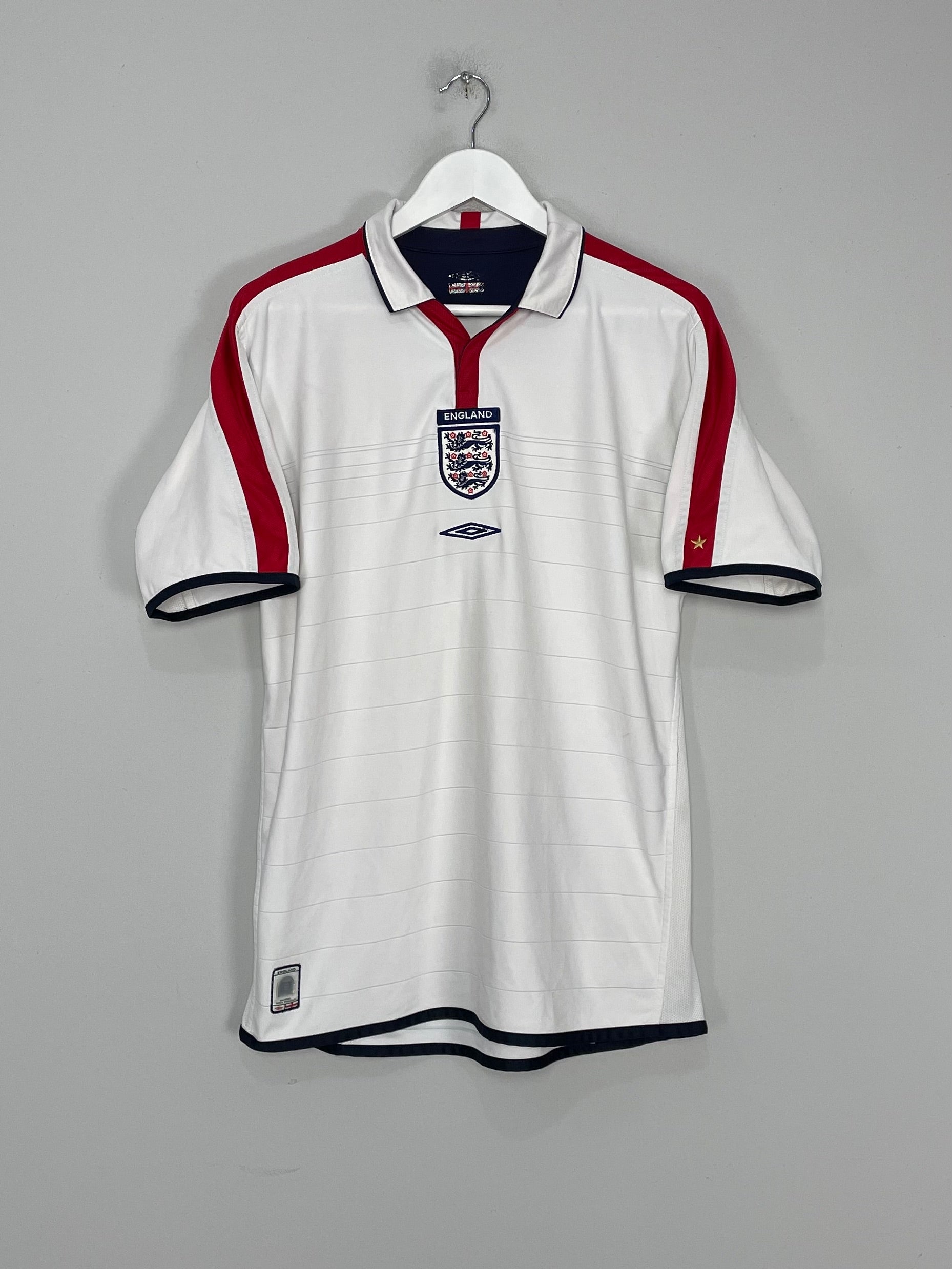 2003/05 ENGLAND HOME SHIRT (M) UMBRO