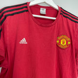 2018/19 MANCHESTER UNITED TRAINING SHIRT (XL) ADIDAS