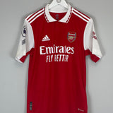 2022/23 ARSENAL SAKA #7 *MATCH WORN* HOME SHIRT (M) ADIDAS