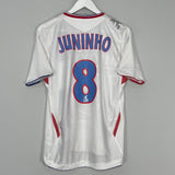 2006/07 LYON JUNINHO #8 HOME SHIRT (M) UMBRO